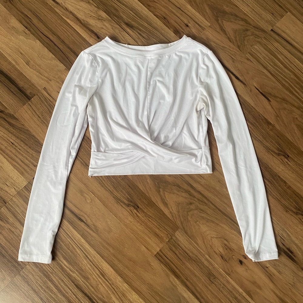 White Long Sleeve Women's Top